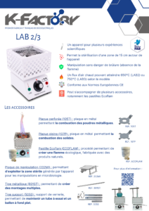 Flyer commercial : présentation Lab