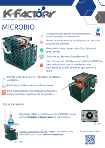 Flyer commercial : présentation Microbio