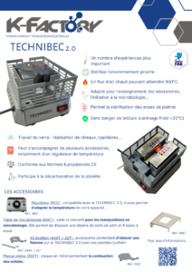 Flyer commercial : présentation Technibec